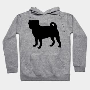 Pug Silhouette Hoodie